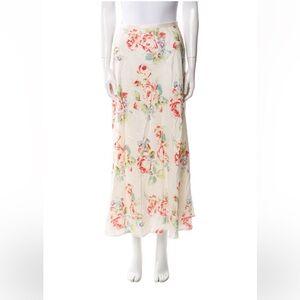 New Ralph Lauren Floral Maxi Long Skirt
